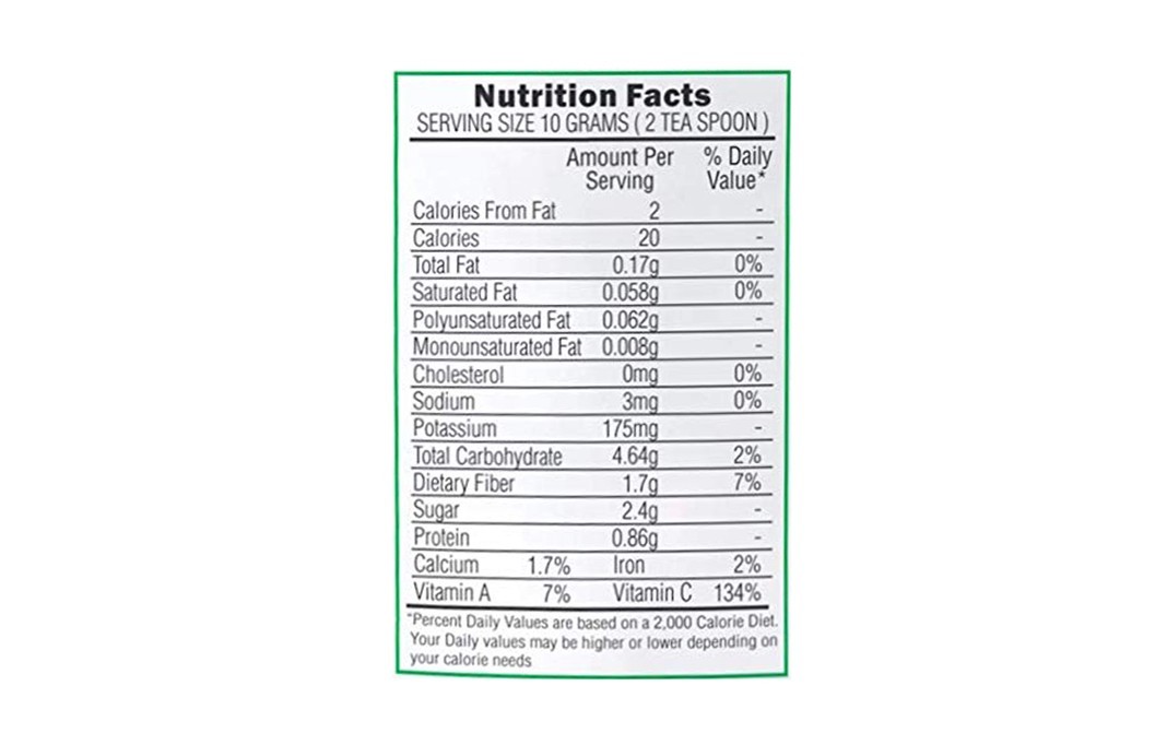 Nature's Gift Green Chilli Powder    Pack  1 kilogram